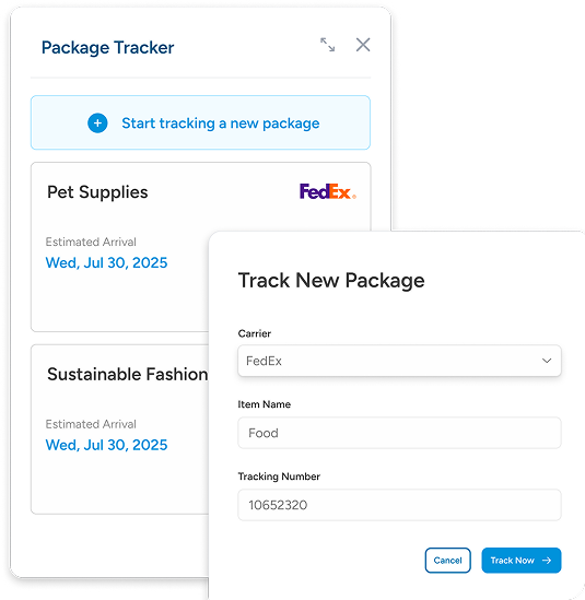 Wave Browser shipment monitoring tools