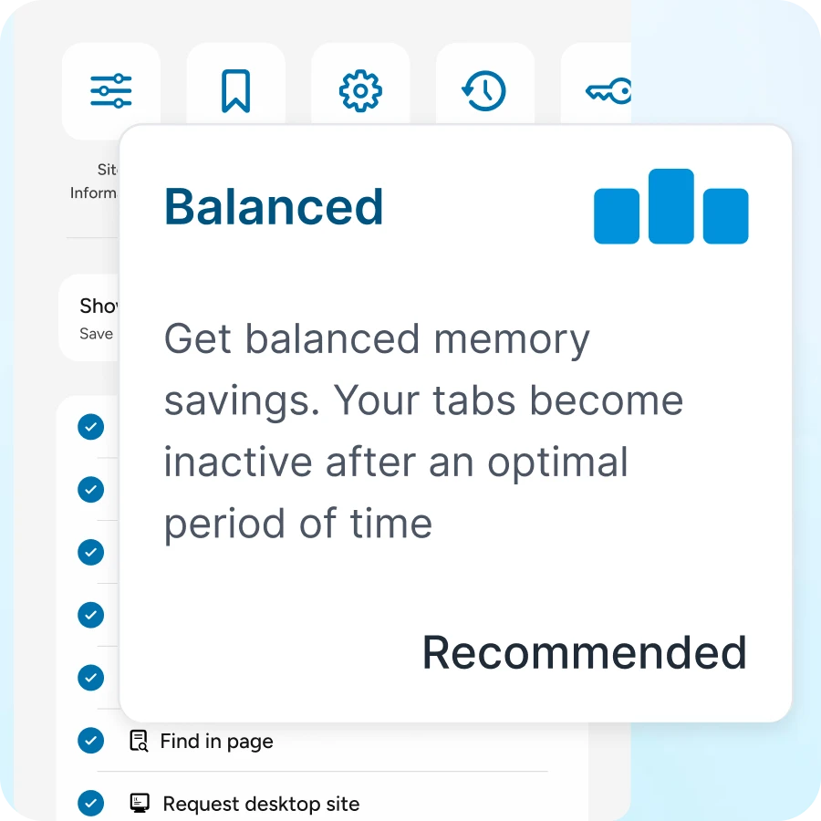Wave Browser productivity features on iOS