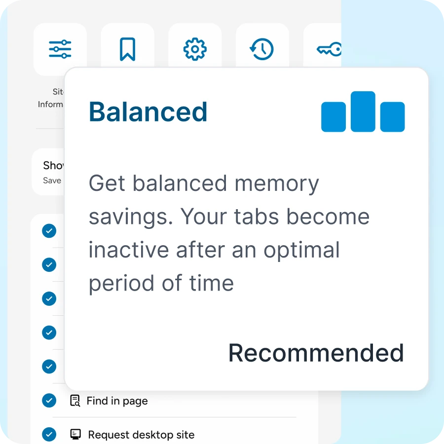 Wave Browser productivity features on Android