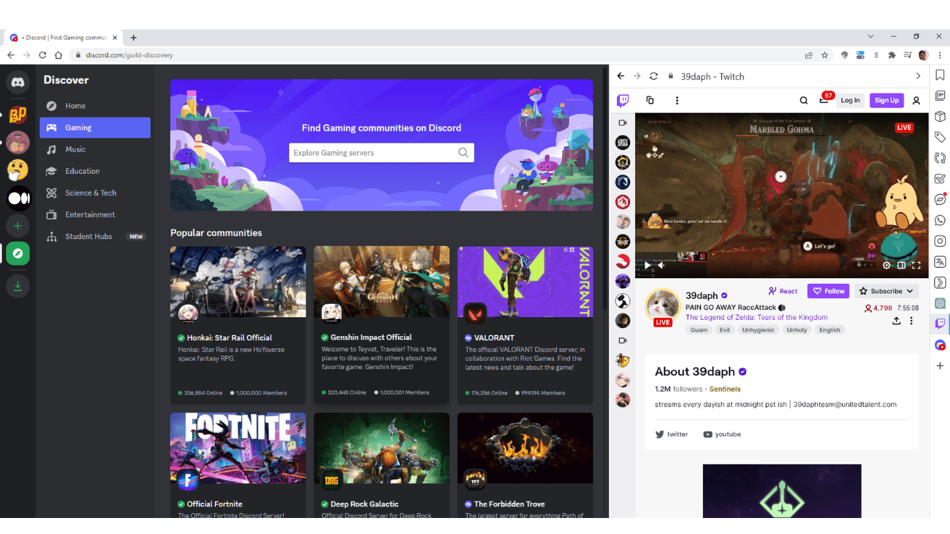 Welcome to the best browser for gamers