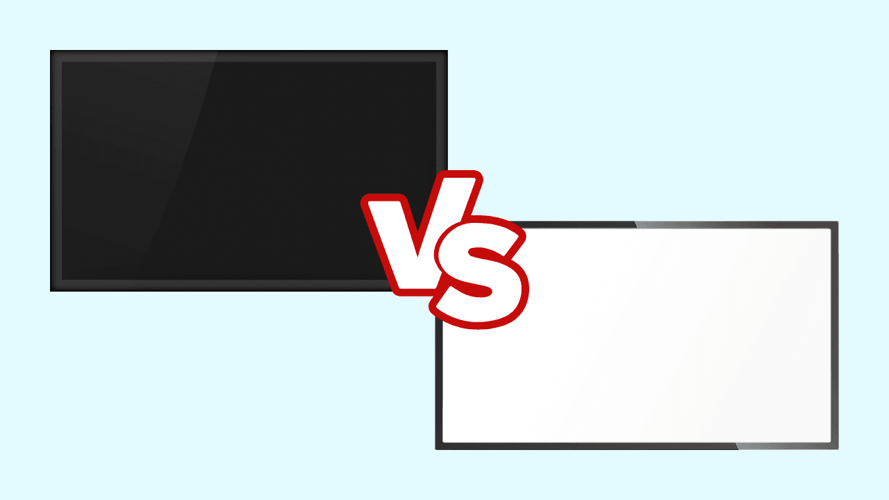 YouTube black screen and YouTube white screen differences
