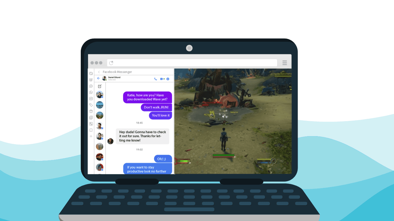 Chat with friends while gaming