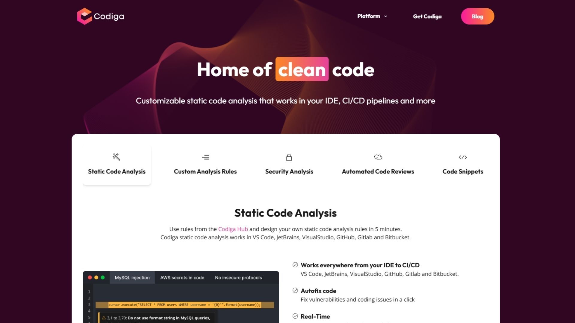 Codiga Sourcery AI coding tool