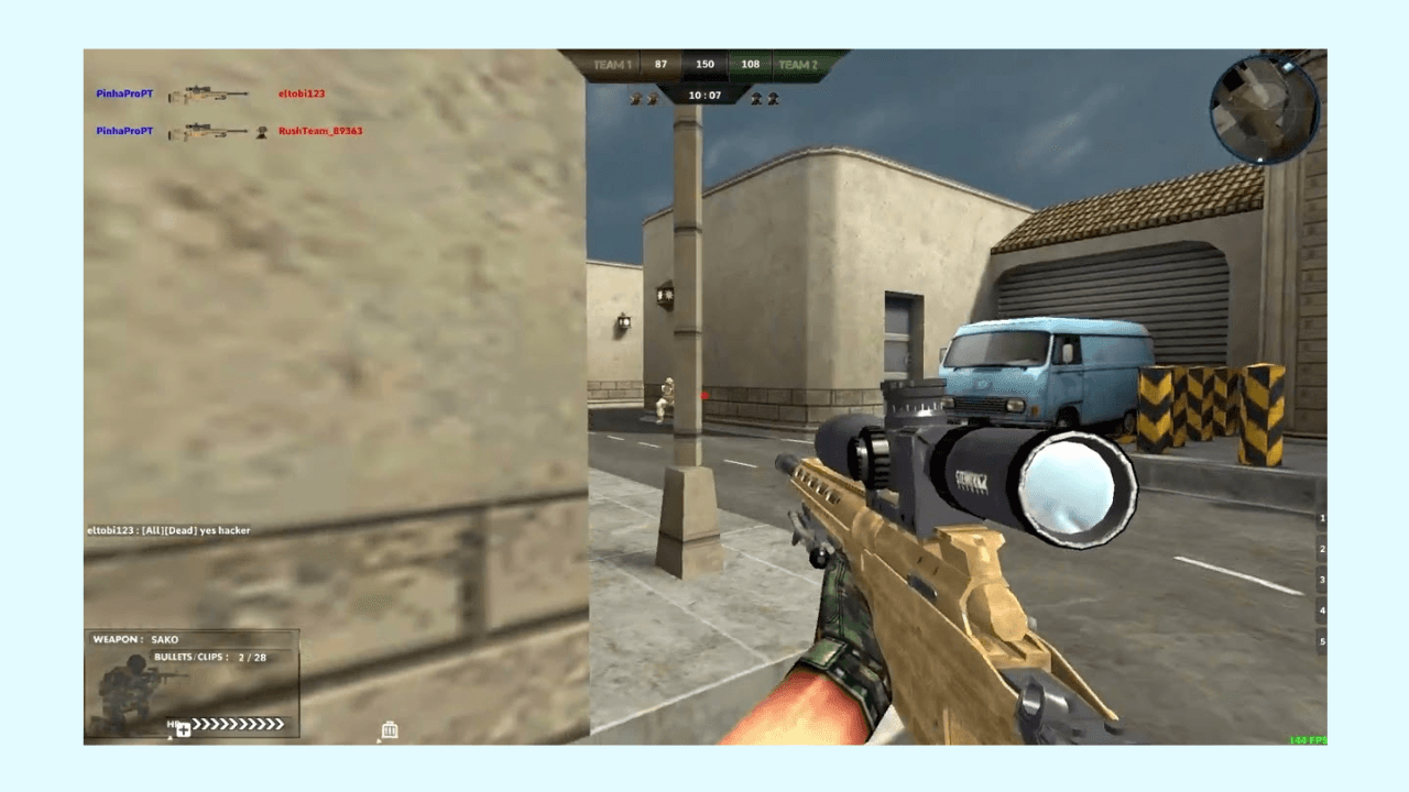 Rush Team Browser FPS Game