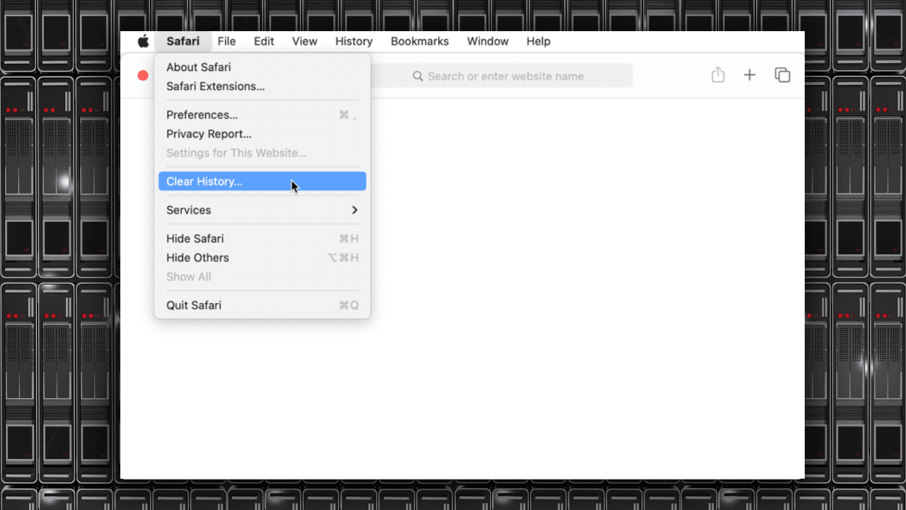 How to clear my browser cache on Mac Safari