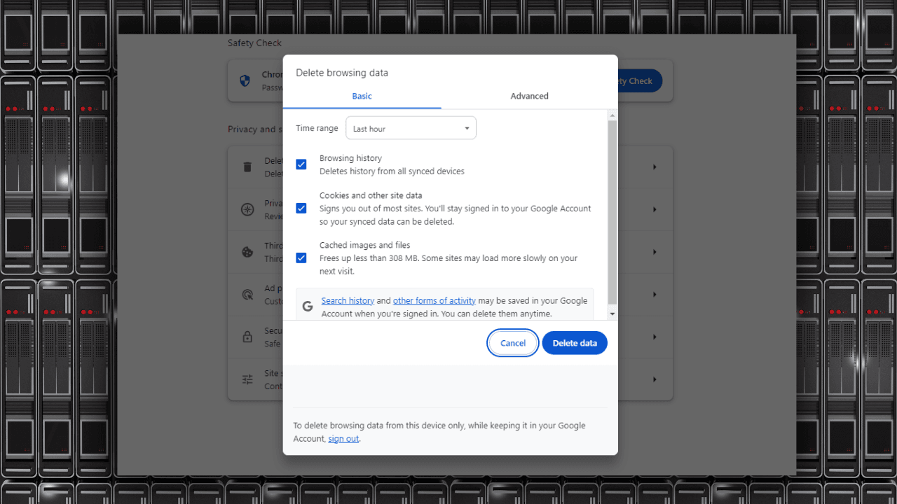 How to clear browser cache on Mac Chrome