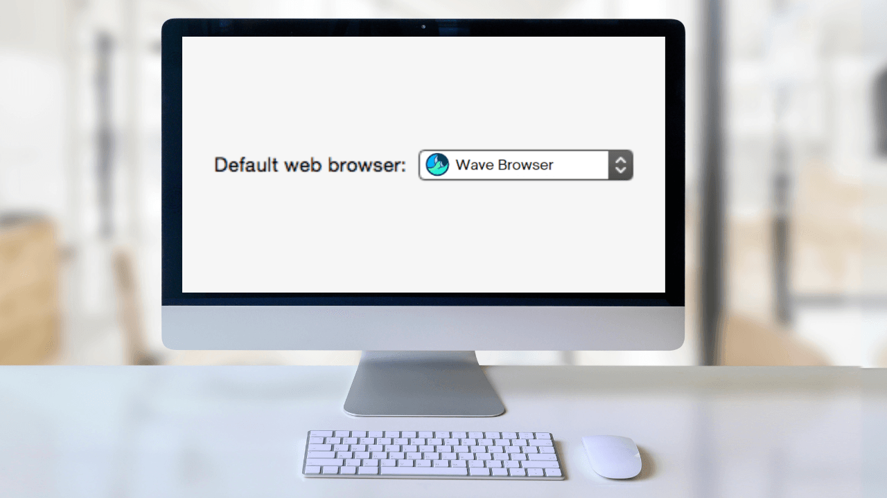 Change default browser on Mac to Wave Browser