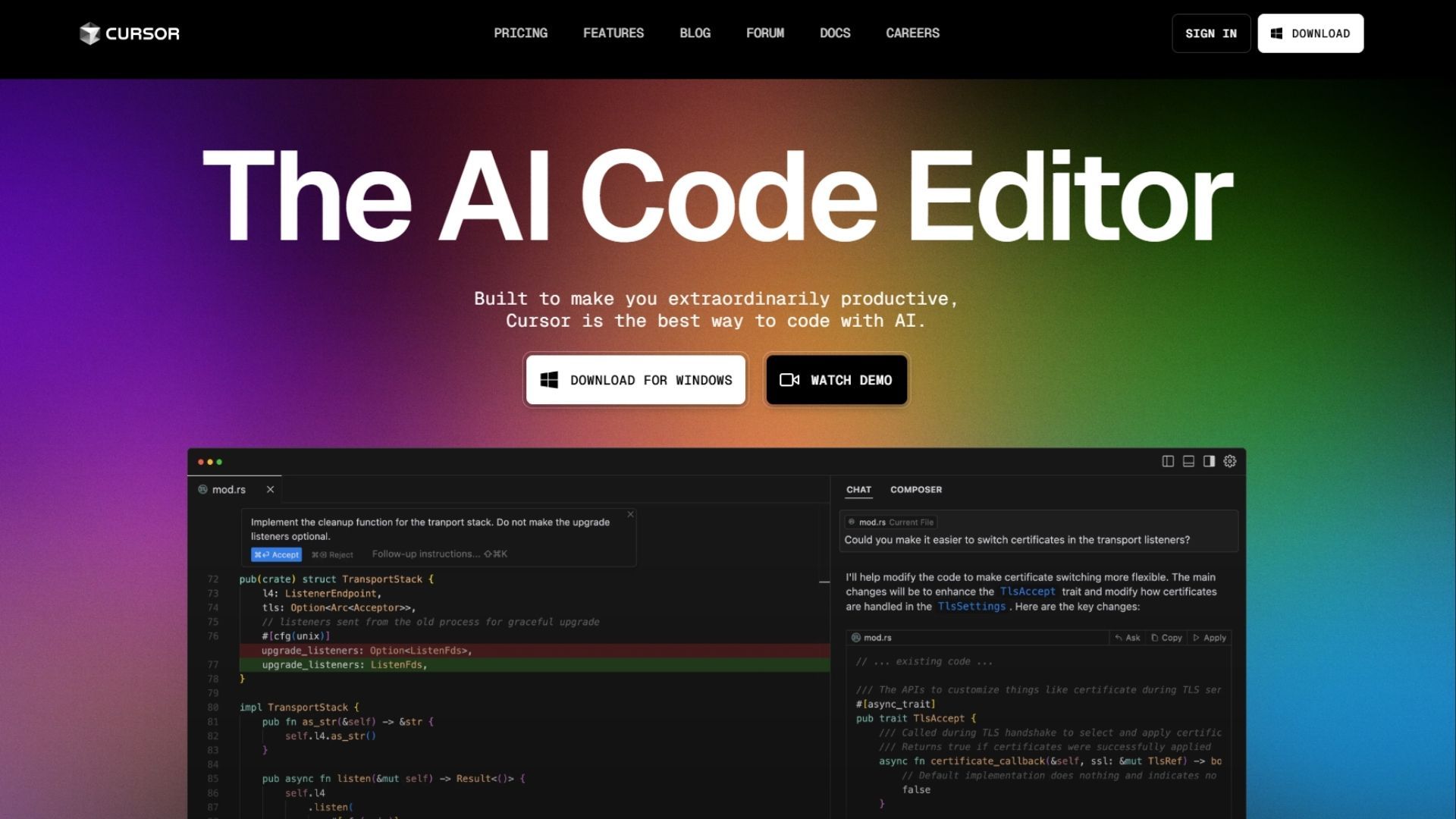 Cursor AI best AI for coding