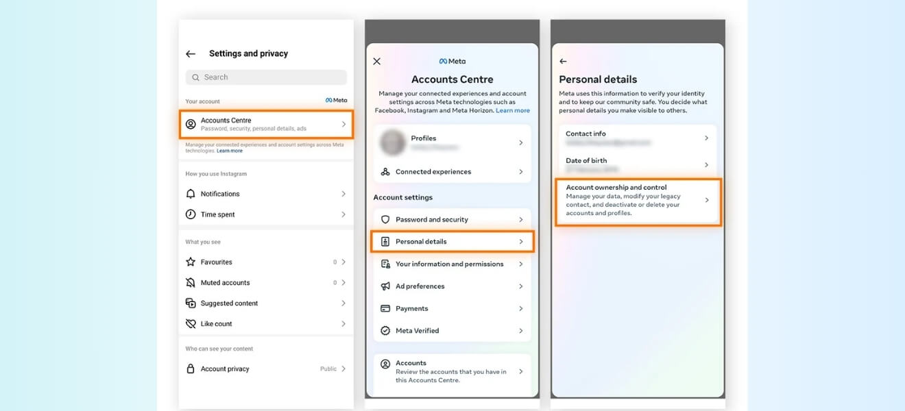 Deactivate Instagram Account step 2, 3, 4 Screenshot ) (1).jpg