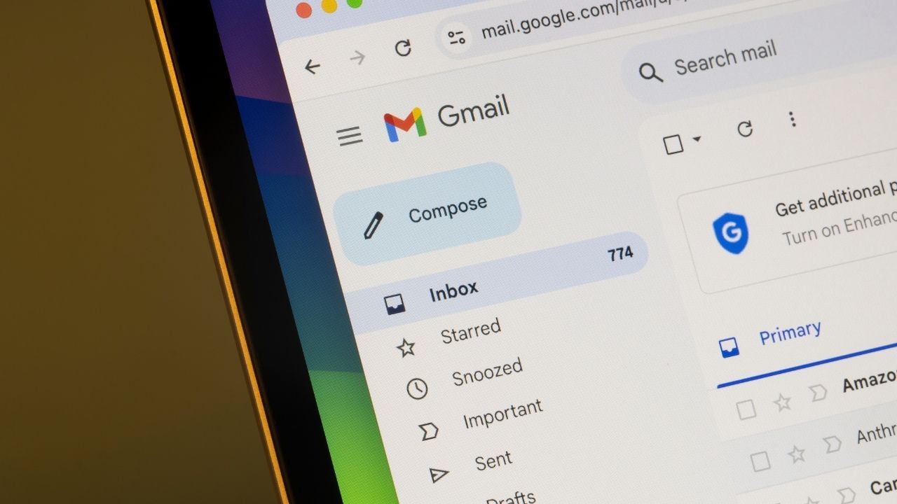Gmail tab open, representing how to pin Gmail to taskbar