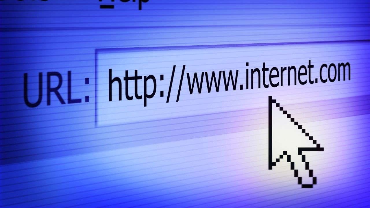 Browser address bar with a URL typed in, representing the anatomy of a URL