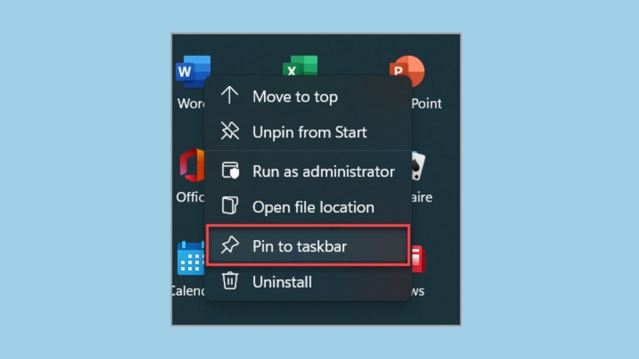 Chrome window with a box around the option \