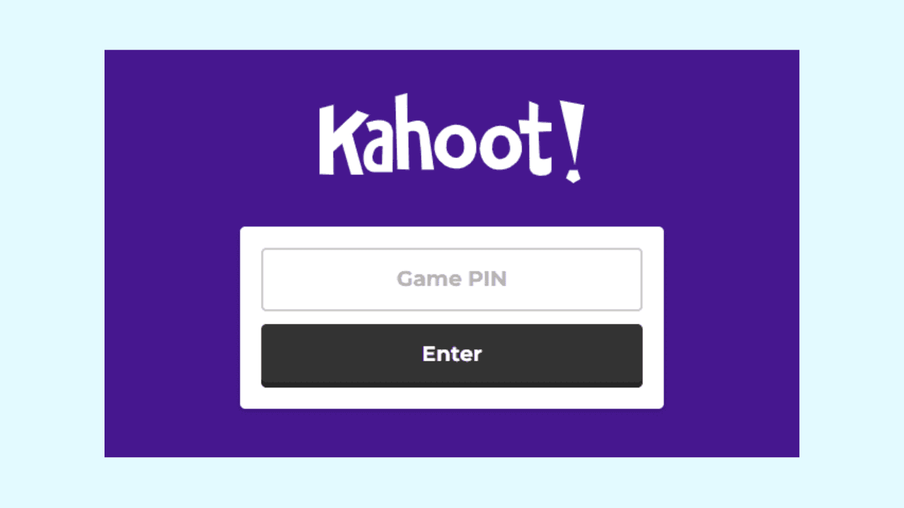 Join my Kahoot enter pin