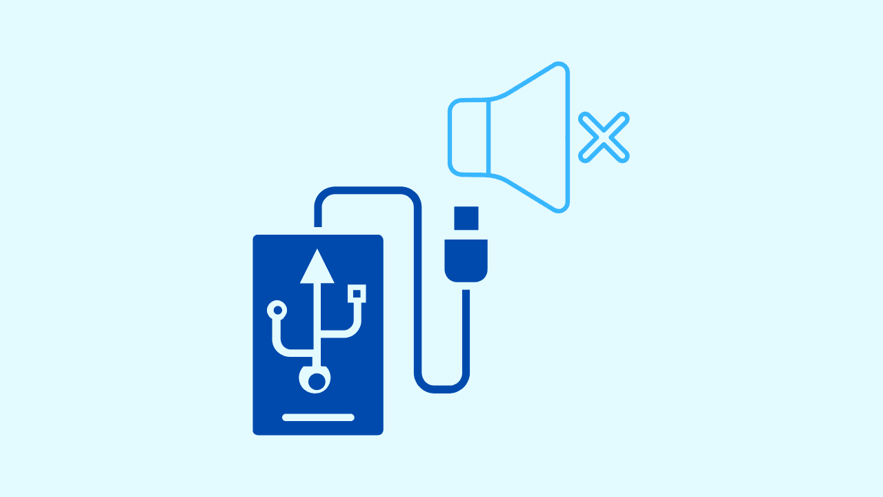 No sound external devices