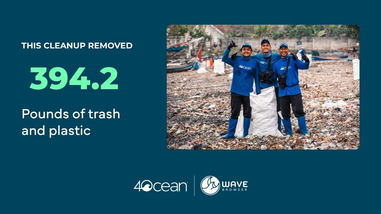 First Beach Cleanup with 4ocean