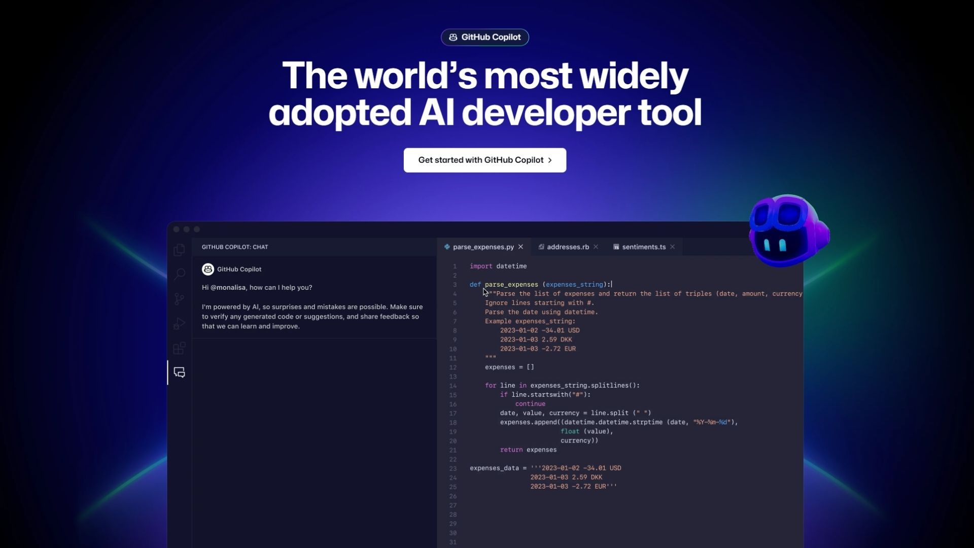 Github Copilot best coding AI