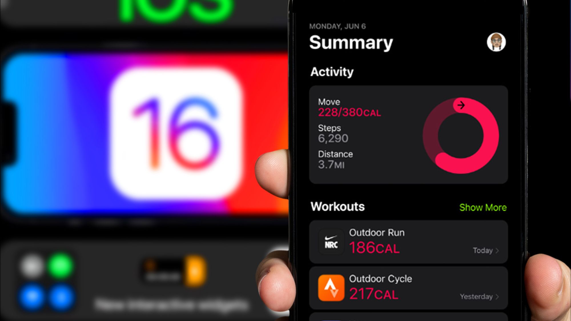 Health and Fitness updates on iOS 16