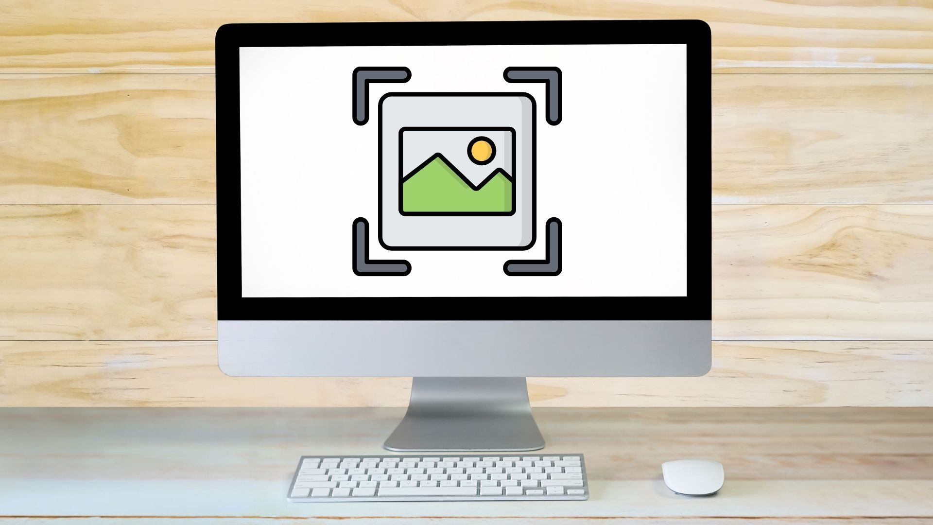 Mac computer with screenshot, showing how to take a screenshot on Mac