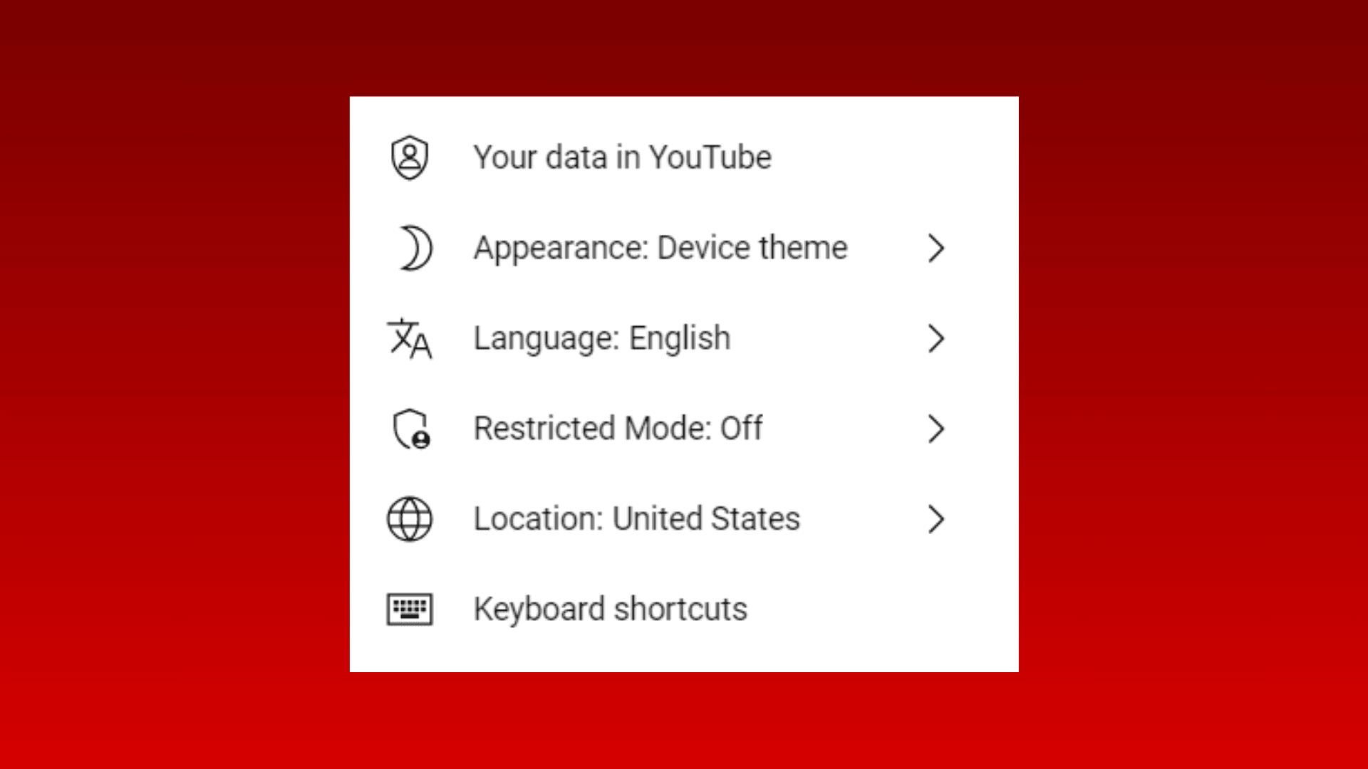 How to make YouTube dark mode in Settings.
