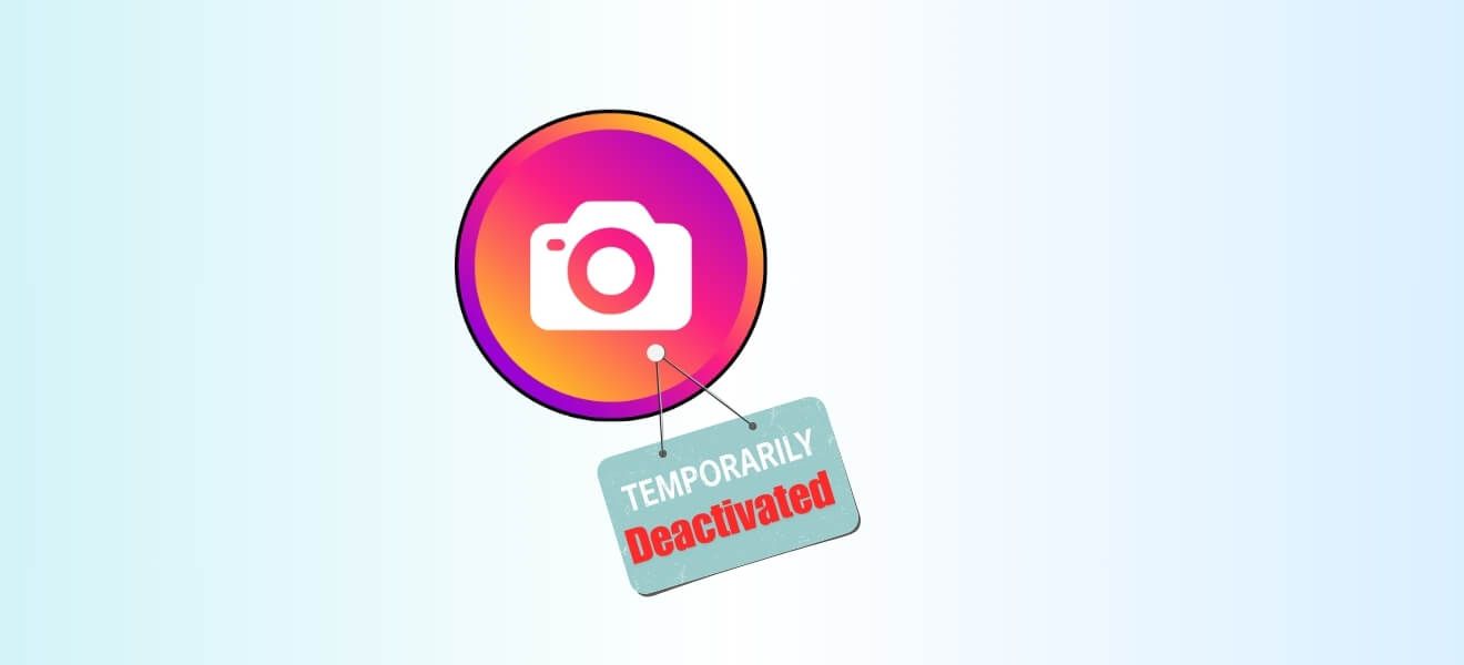 Temporary instagram account deactivation