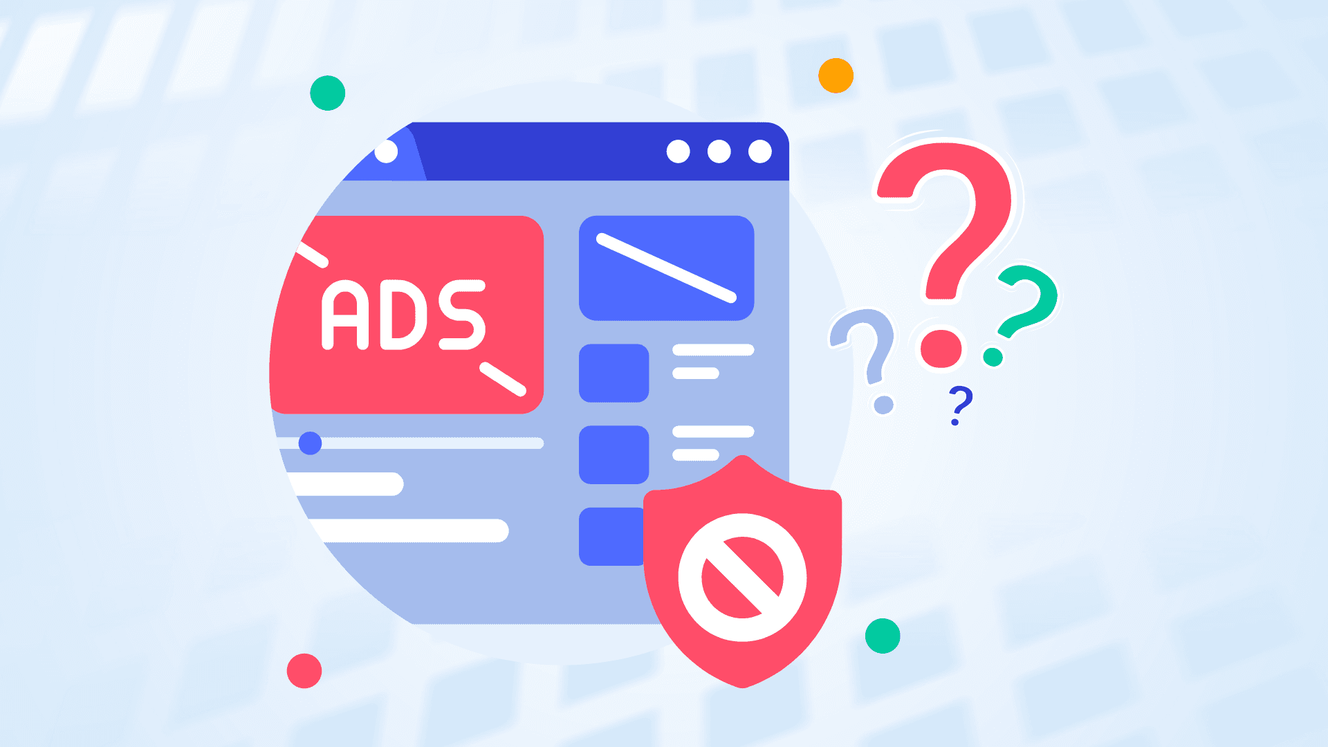 Icon showing why is adblock not working on YouTube?