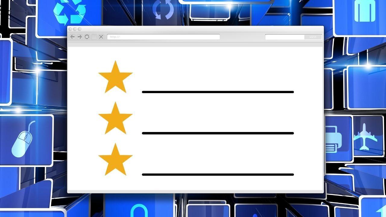Multiple bookmarks in a browser, representing how to delete multiple bookmarks at once
