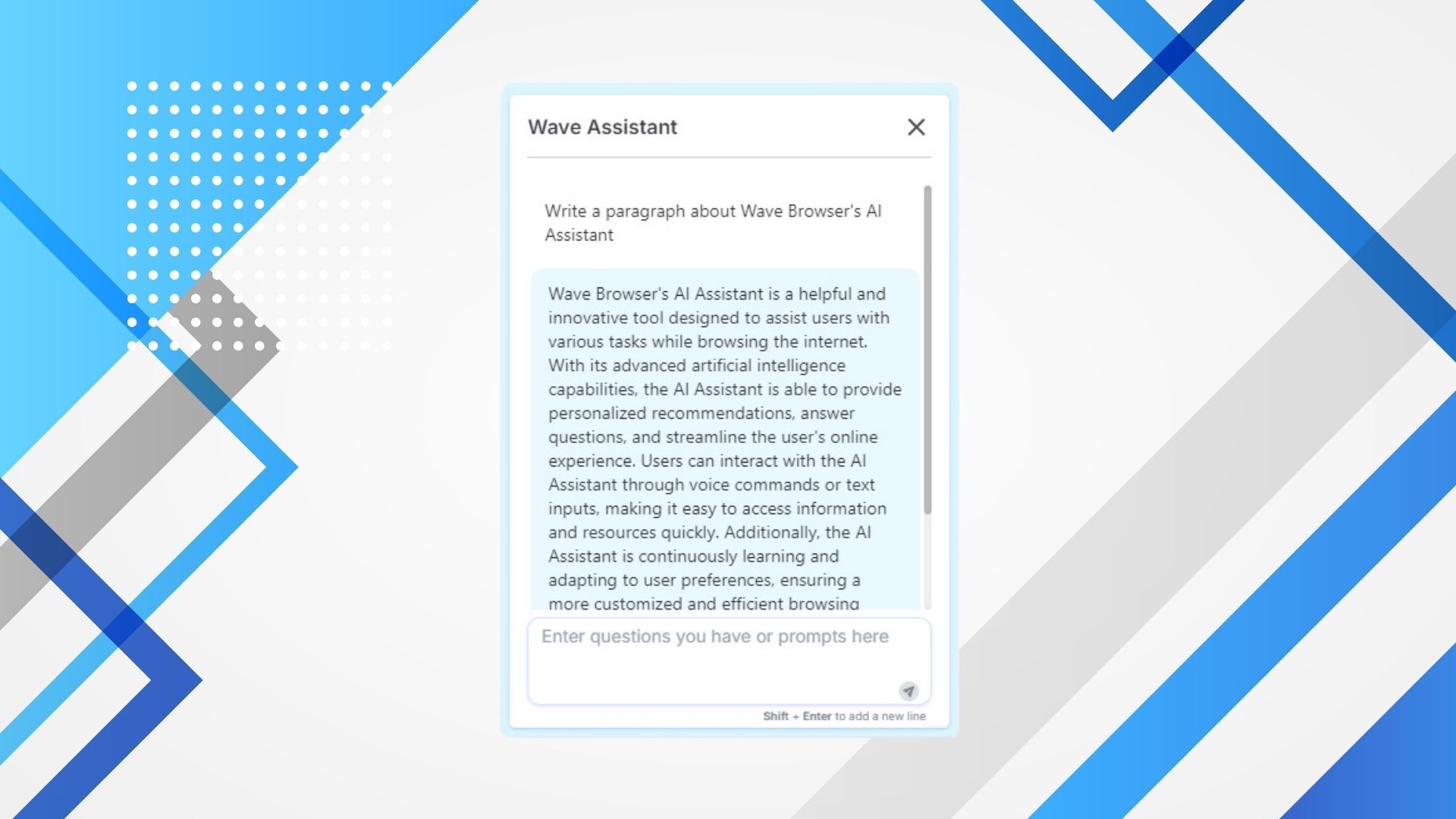AI ask questions