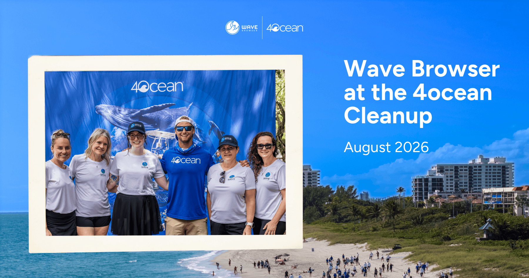 wave browser at the 4ocean cleanup