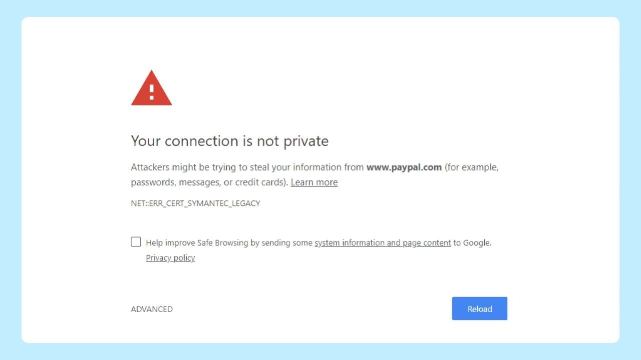 Why Does My Internet Say Privacy Warning