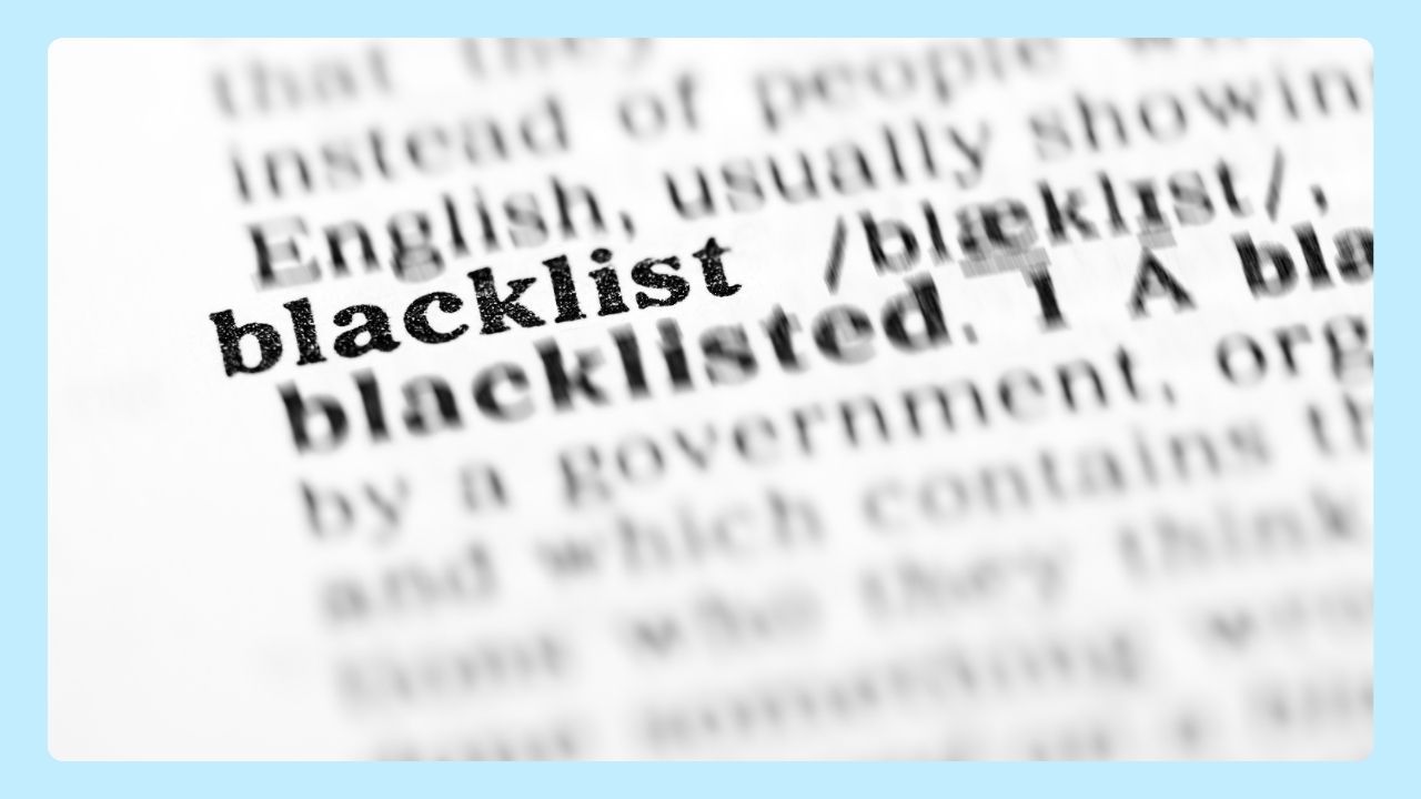 whitelist vs. blacklist