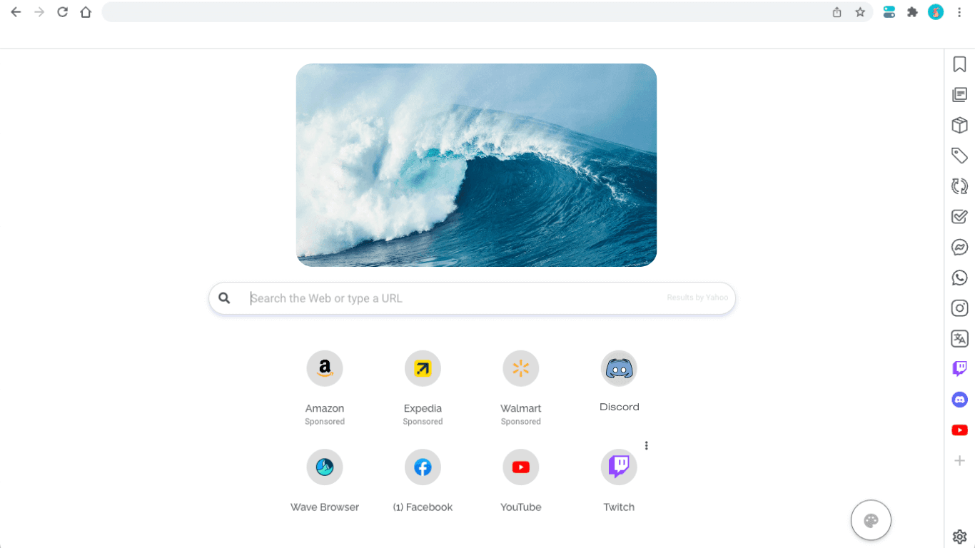Wave Browser Discord Button