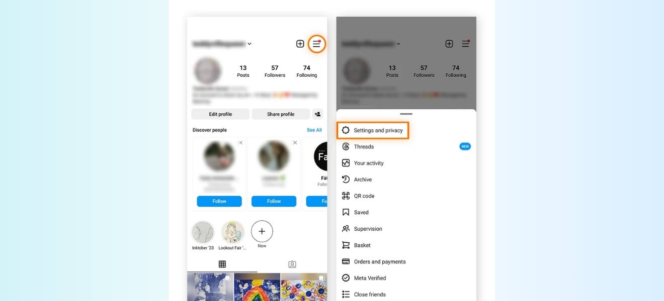 how to deactivate instagram account screenshot step 1