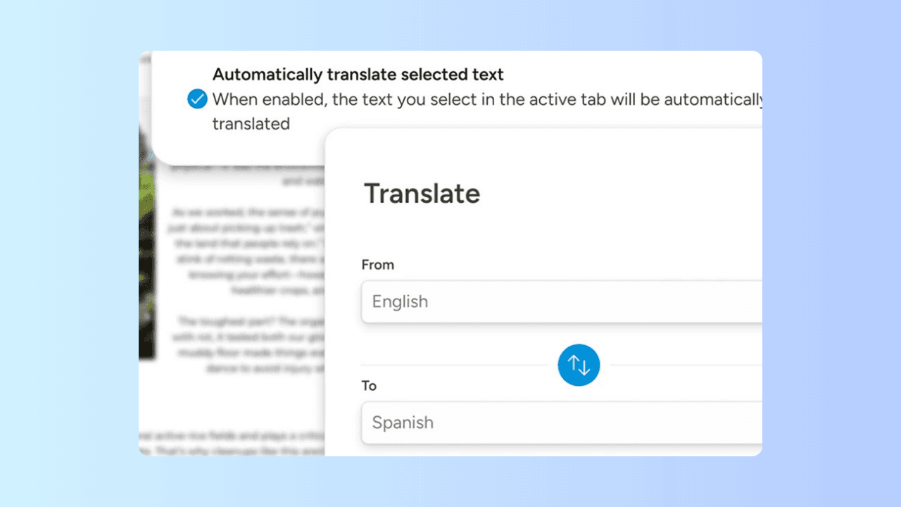 Wave Browser's Translate Tool