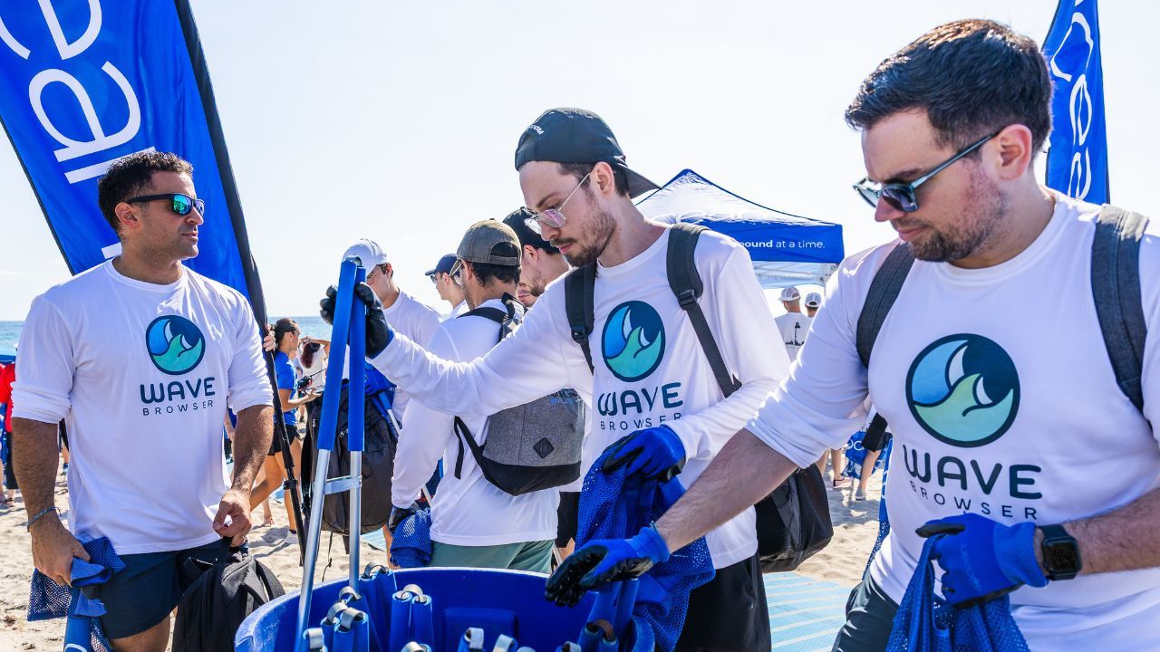 wave browser and 4ocean