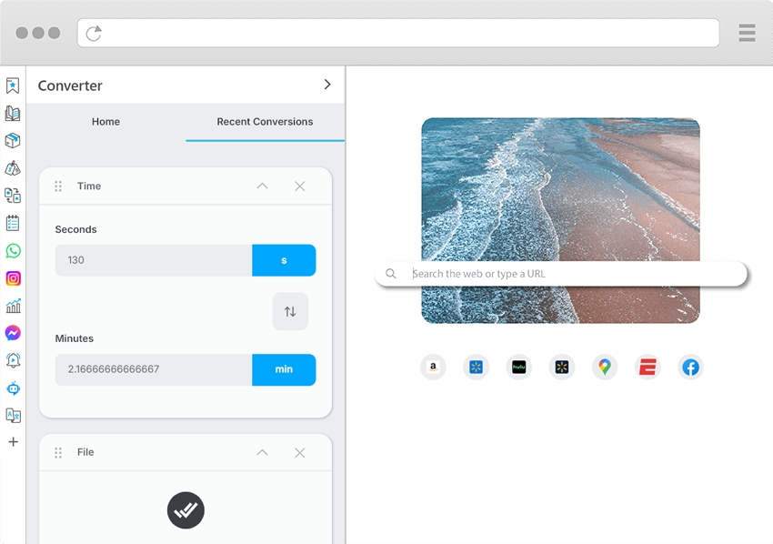 Wave browser efficient intuitive and personal web browser