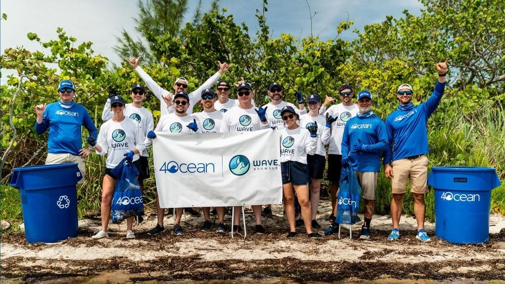 how browsing with wave helps clean the ocean