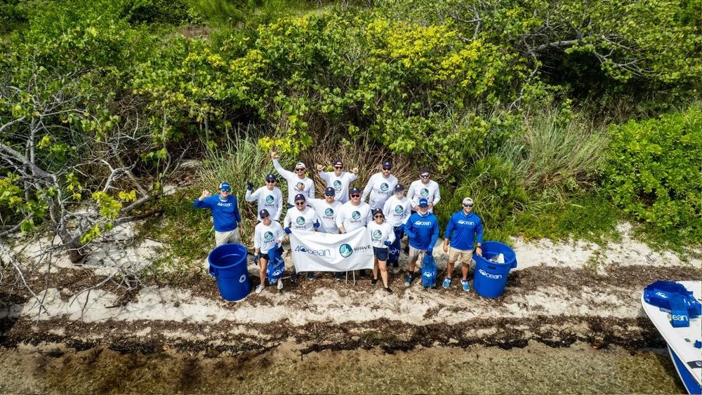 wave users help remove 40,011 pounds of trash from the ocean