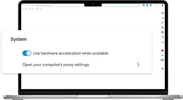 Wave Browser's hardware acceleration feature enables faster page loads and improved performance